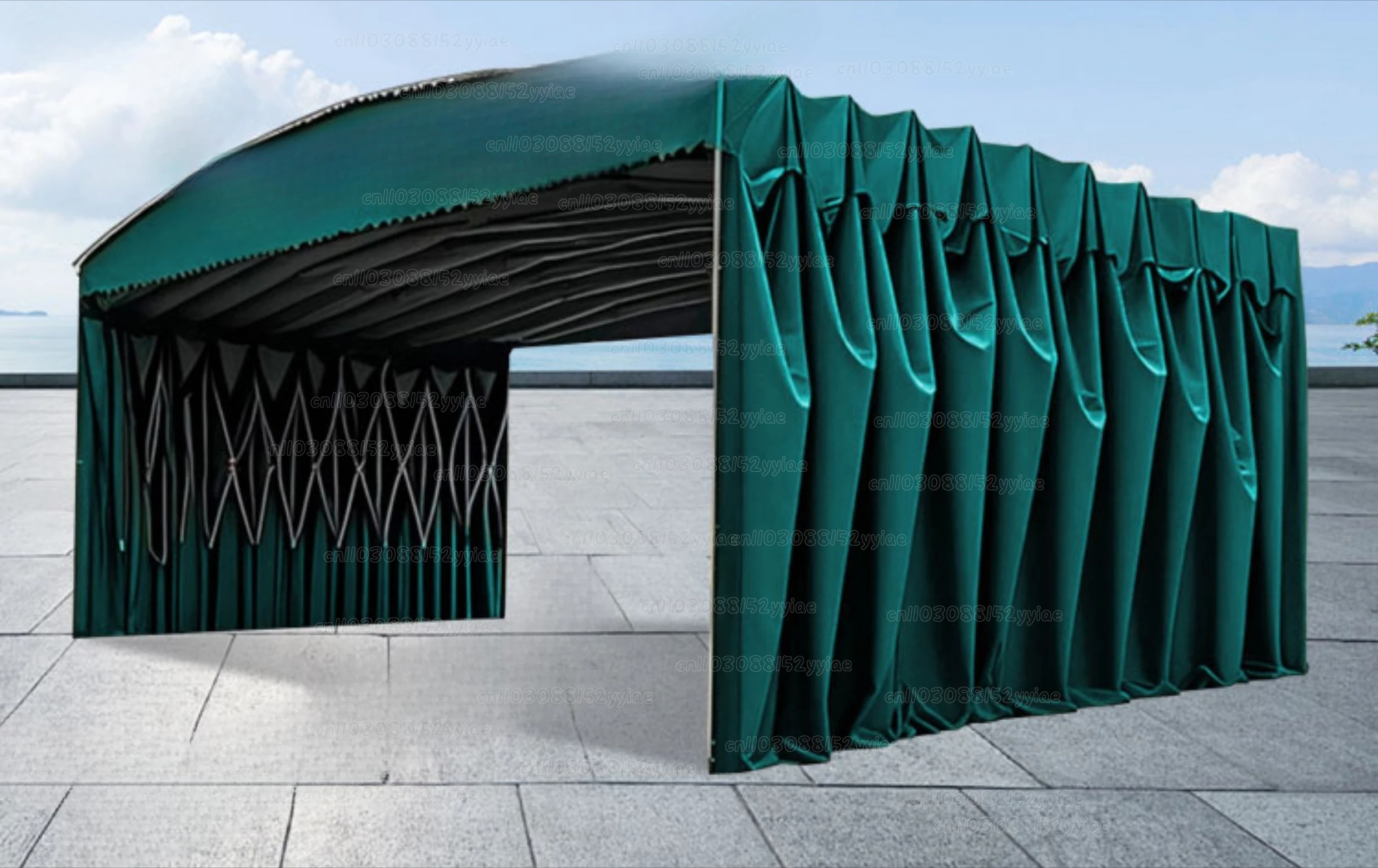 Push-pull and Telescopic Awning, Outdoor Mobile Awning, Electric Tent, Mobile Caravan, Parking Shelter