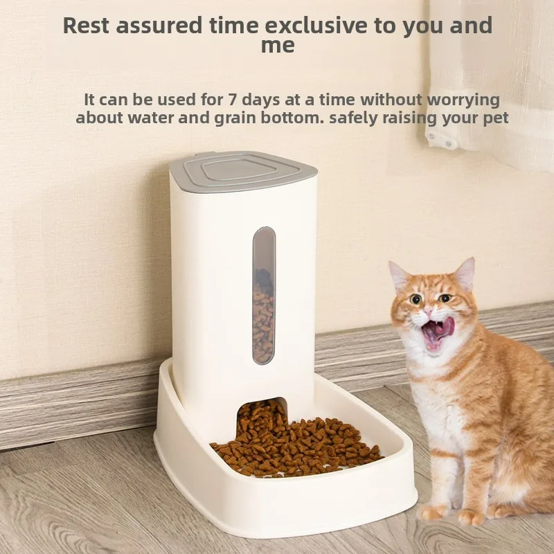 

Large Capacity Pet Feeder Bowls Small Dog Food Bowl Automatic Water Dispenser Cat Bowls Pets Feeding Bowls Drink Water Bowl