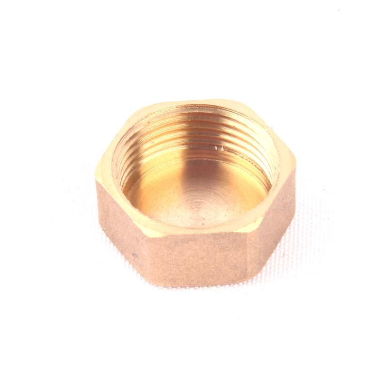 2pcs Green Thumb 3/4 Inch Brass End Cap Home Garden Plumbing Fittings Female Thread Brass Hose Plug