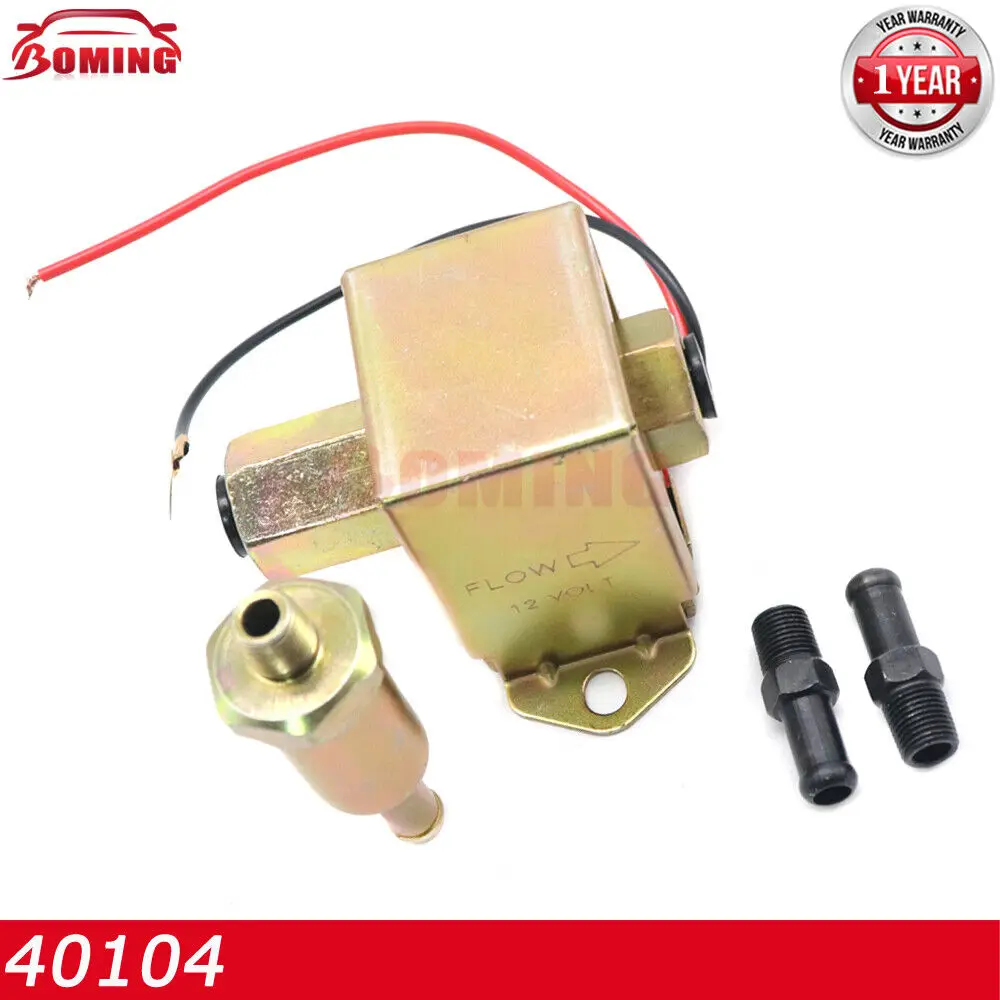 

40104 12V Diesel Petrol Facet Red Top Square Electric Fuel Pump For Carburetor equipped Car Van SUV Light Truck 40106 40107 P502
