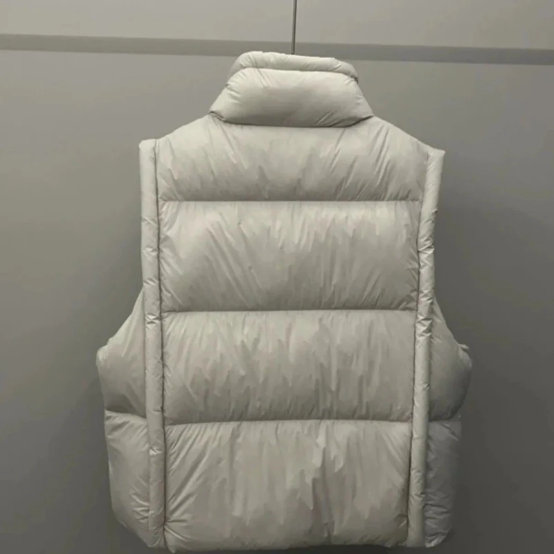 Frauen Herbst Winter Daunenweste Ärmellos Ausgestattet Taille Leichte Gepolsterte Jacken Lässige Ultraleichte Tragbare Weste