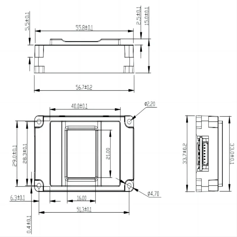 Fingerprint Reader Optical Sensor FAP20 Certification Fingerprint Module for USB and UART Communication Interface