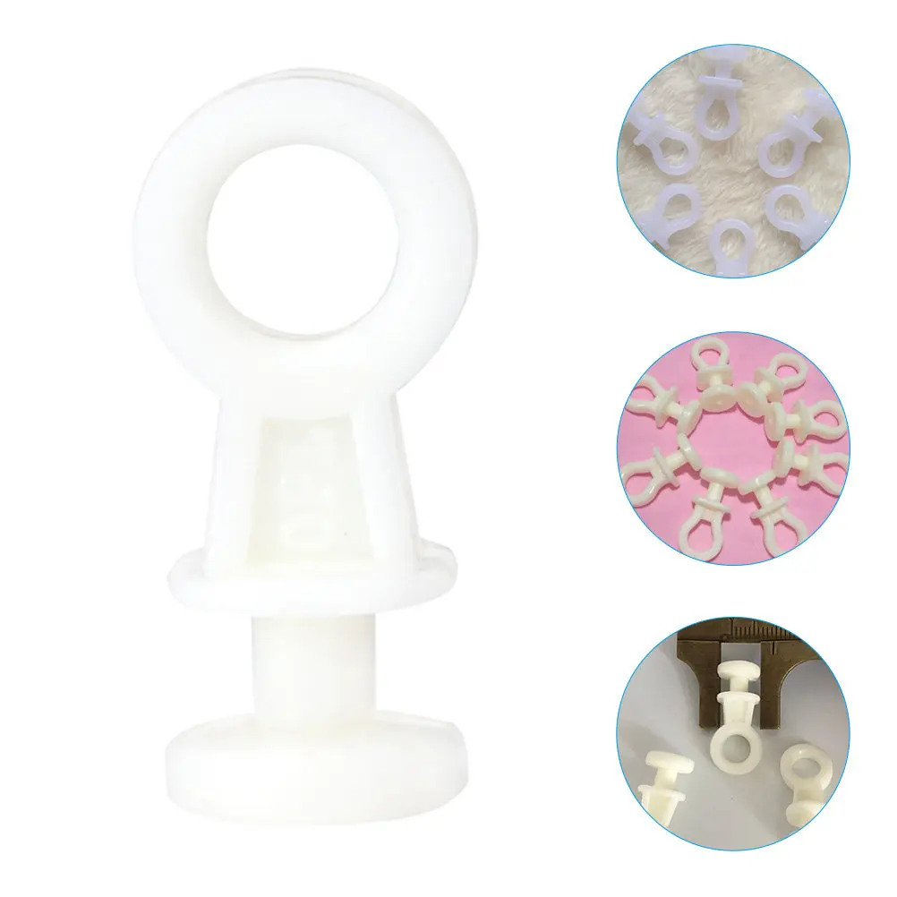 100Pcs Nano Silent Curtain Track Pulleys Corrosion Resistant Easy Install Replacement Gliders for Bedrooms Offices Vertical