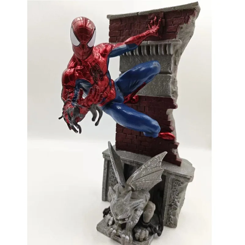Marvel Venom Spider-Man Anime GK Modell Statue Avengers Sammlung Szene Display Stück Action Figur Sammeln Spielzeug Geschenk