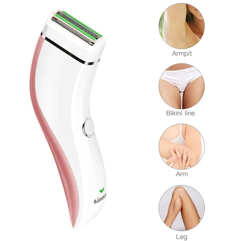 Electric Razor for Women Shaver Bikini Trimmer for Legs Underarms Wet and Dry USB Rechargeable Waterproof Lady Shaver