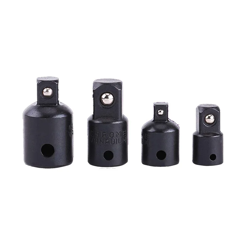 4pcs 1/4 3/8 1/2 Drive Socket Adapter Converter Reducer Air Impact Craftsman Socket Wrench Adapter Hand Tools Set Repair Tools