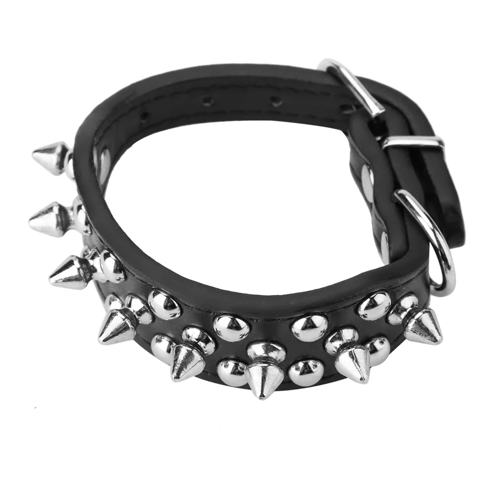 PU Leather Pet Collar Pet Collar Handsome PU Leather  Comfortable Spiked Dog Collar Spiked Dog Collar Studded Pet Collar