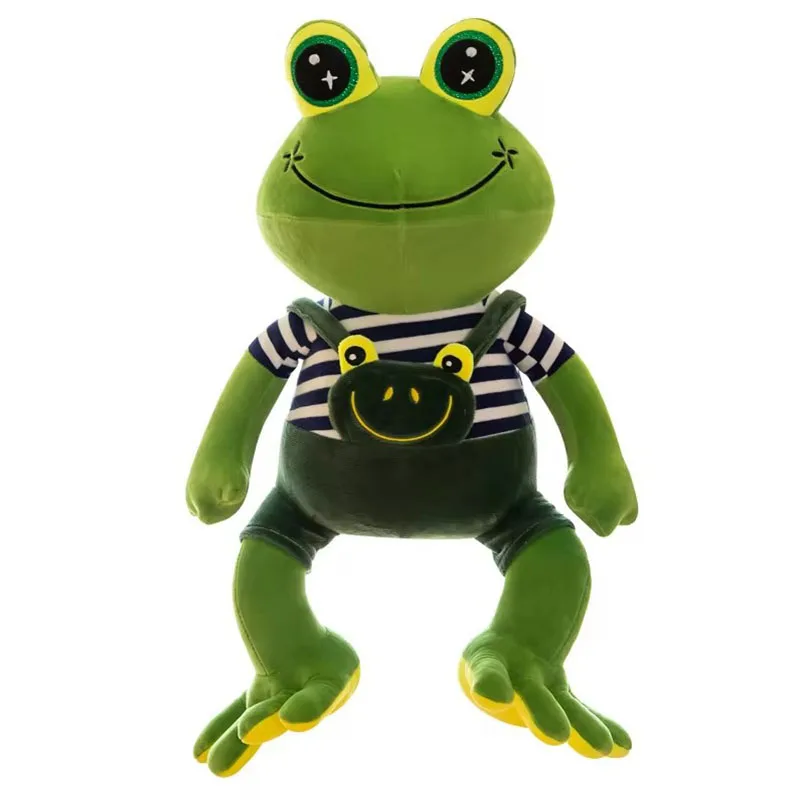 30CM Cartoon Frog Plush Toy Couple Lnternet Celebrity Children's Dolls Mall Activity Gifts Wholesale Birthday Gifts