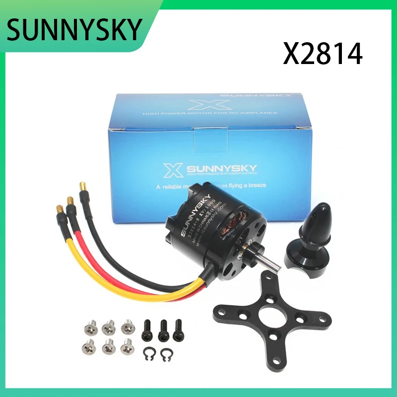 SkyCityFPV SUNNYSKY X2814 Series Бесщеточный двигатель с внешним ротором 900KV 1000KV 1100KV 1250KV 3~4S Lipo 4 мм Вал 3D с фиксированным крылом