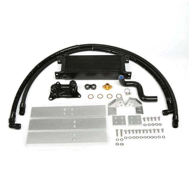 

Engine Oil Cooler Cooling Kit Oil Filter Radiator With Rubber Tube For VAG Golf MK7 Audi A3 1.8T 2.0T EA888 GEN3 BB-OCK-109