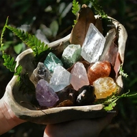 50/100/150/200/300g Healing Stone Set - Natural Rough Stone, Suitable for Chakra Balance, Meditation, and Spiritual Healing