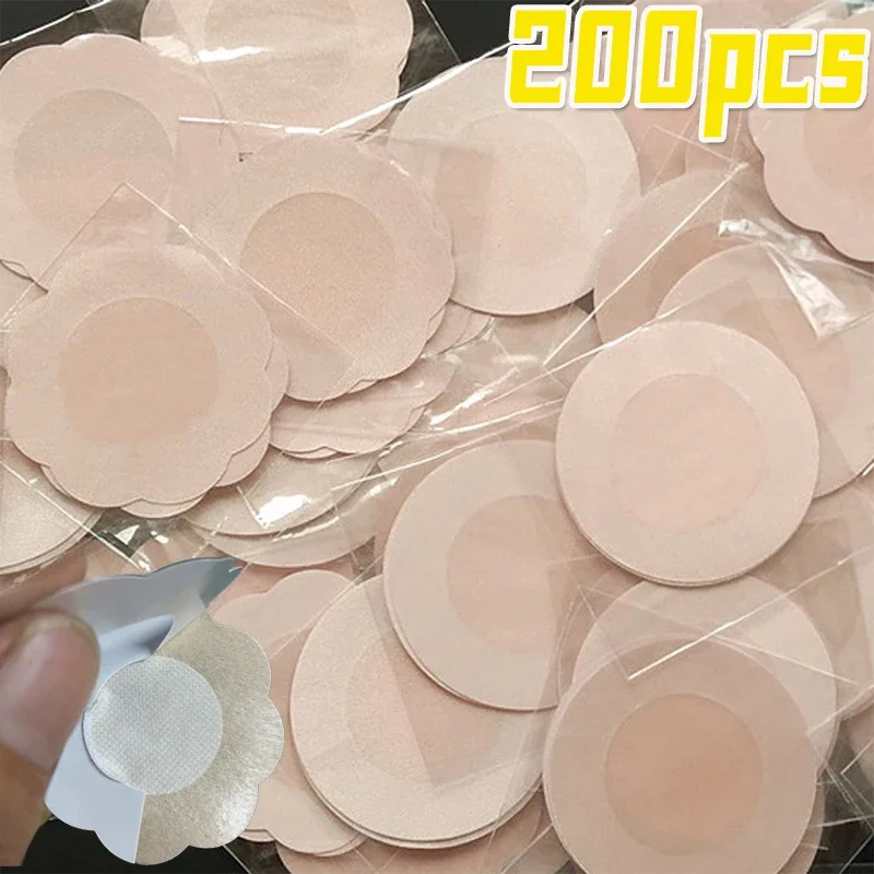 10/200pcs Nipple Cover Stickers Women Breast Lift Tape Pasties Invisible Self-Adhesive Disposable Bra Padding Chest Paste Patch