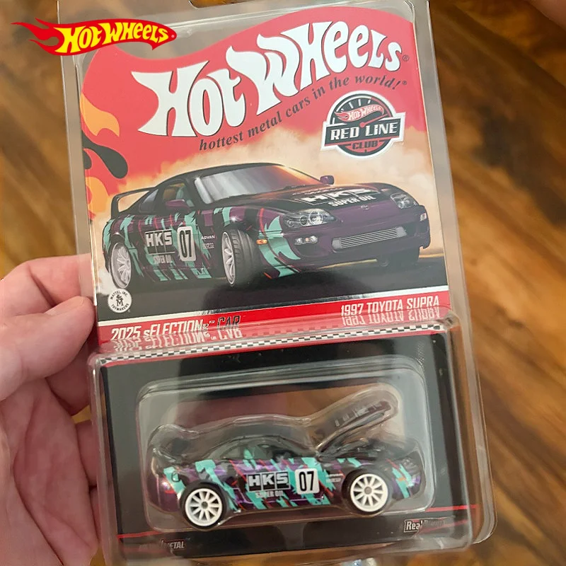 

Original 1/64 Hot Wheels 2025 Selections Car 1997 TOYOTA SUPRA HKS Style Iron Bottomed Rubber Tire Limitied Collectible Car