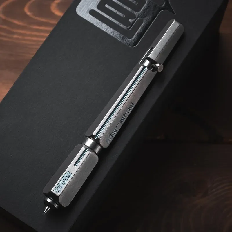 BLUE LAUTIE Link Rod Titanium Blauw Set Spinner Speelgoed Volwassenen Speelgoed Bureau Accessoires Tol Bureauspeelgoed