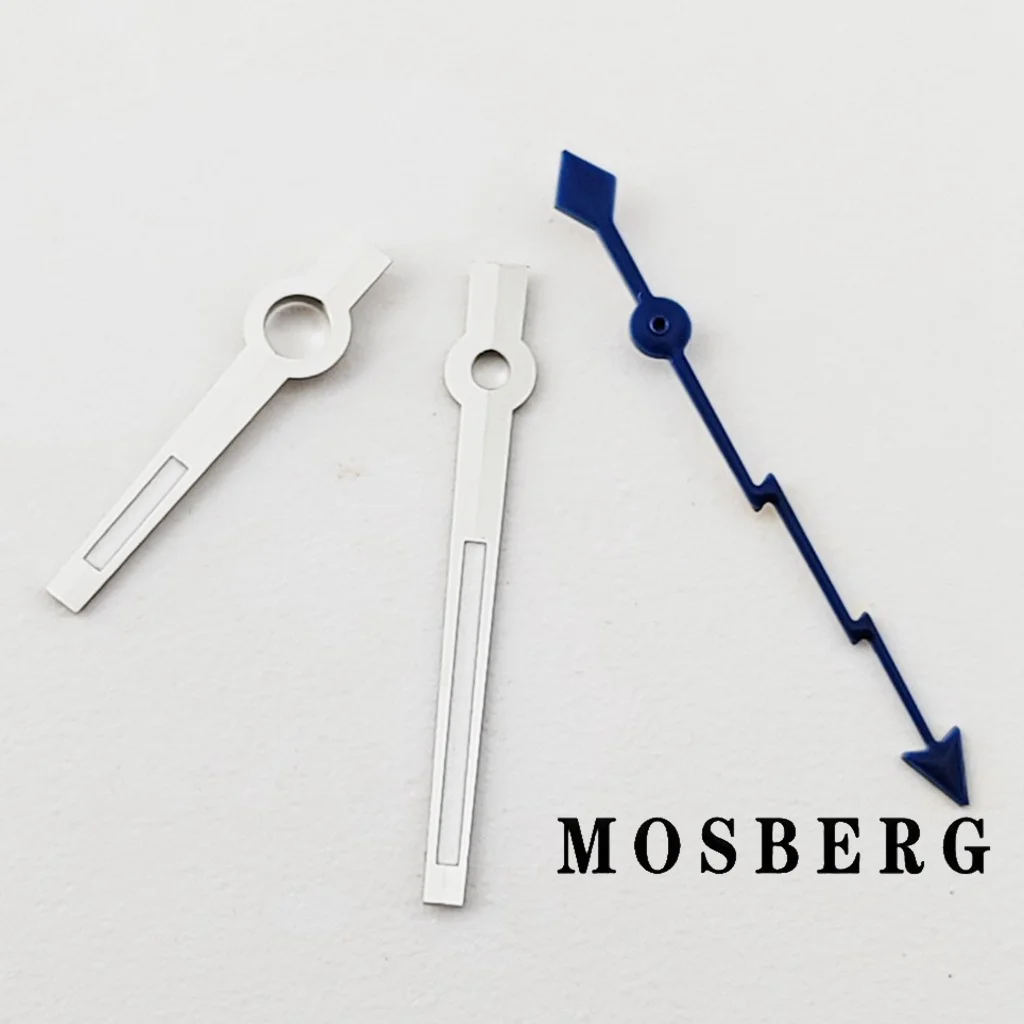 Lancette dell'orologio NH35 verde luminoso argento/nero adatte per orologi NH35 NH36 parti di movimento automatico