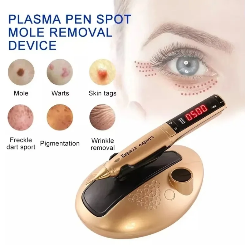 

Golden Fibroblast Plasma Pen Face Lift Delicate Skin Machine For Skin Spot Mole Removal Korea Cold Plasma Ozone Beauty Machine