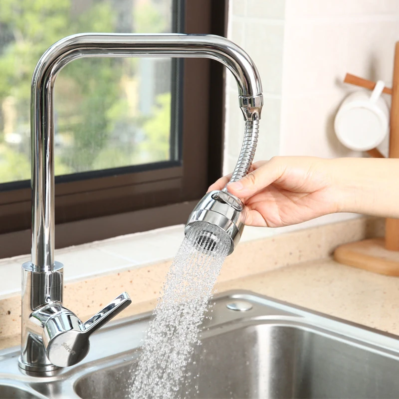 

Kitchen Gadgets 2 Modes 360 Rotatable Bubbler High Pressure Faucet Extender Water Saving Bathroom Kitchen Accessories Supplies