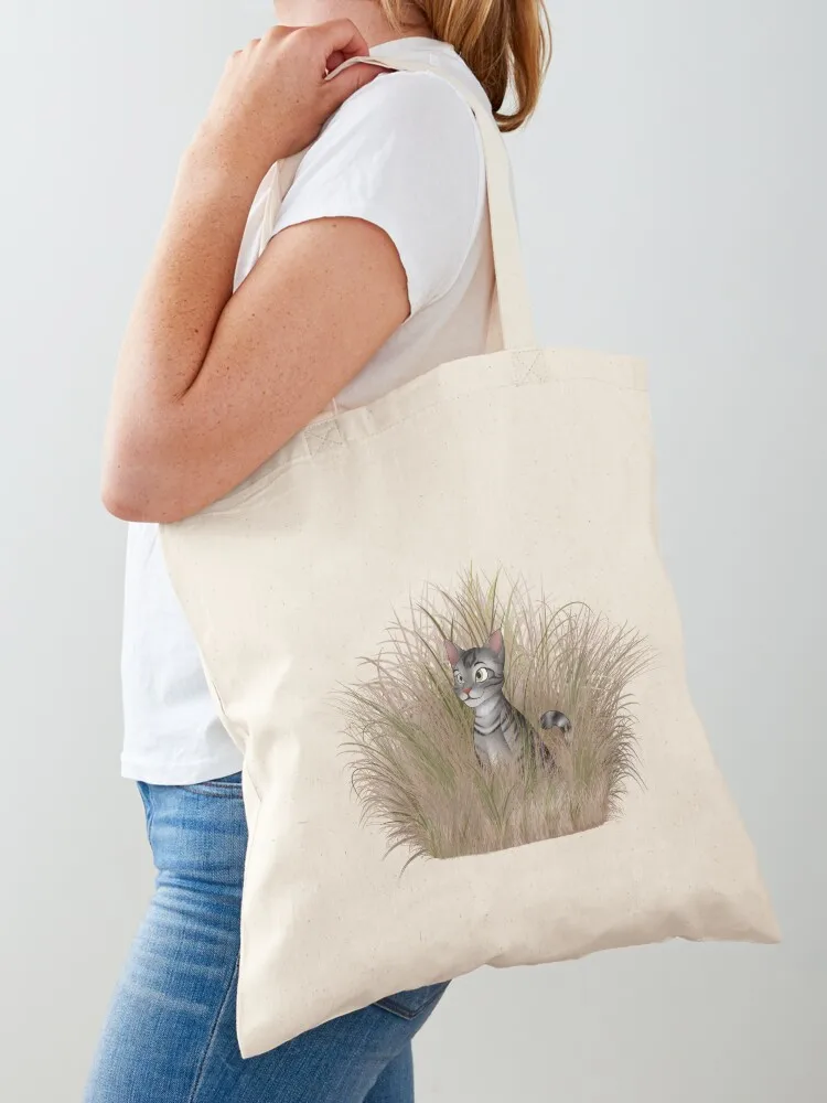 

Cat Tote Bag woman shopping bag tote bag men's tote custom supermarket folding