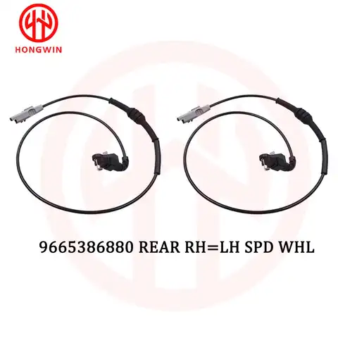 1/2 pz 9665386880 posteriore LH RH ABS sensore di velocità della ruota per Peugeot 307 SW CC 308 2007- Citroen C4 I II DS4 4545 l0, 454508