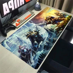 World Of Warcraft Mouse Pad Computer Laptop Mouse Mat 400x900 Mousepad Keyboards Table Carpet Gaming Desk Play Mats Locking Edge
