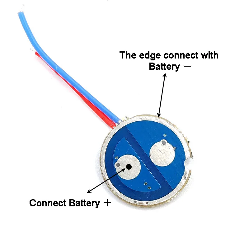 JYL2307 Head Light Flashlight Accessories 23mm Magnetic Control Circuit Driver Plate 3.7V for Q5 T6 LED Lamp Bead