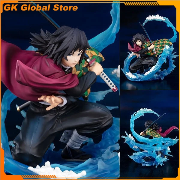 17 センチメートル新デーモンスレイヤーアニメフィギュア冨岡義勇周囲 PVC モデルシーン像デスクトップ装飾装飾品誕生日ギフトおもちゃ