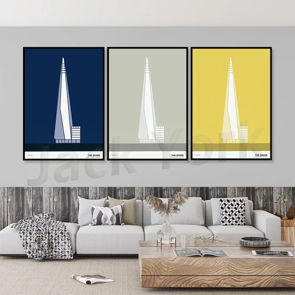 The Shard, London Print | Poster | London Illustration | Architecture Print | London Skyline | London Gift