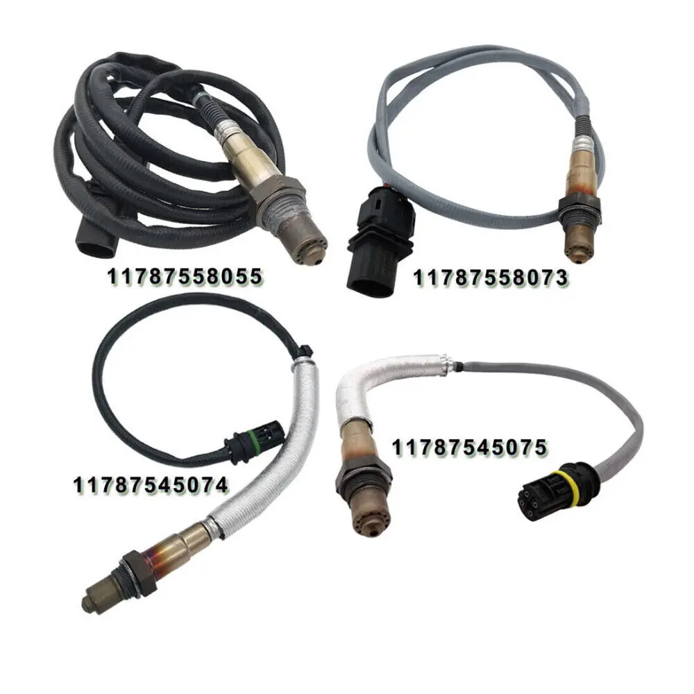 4PCS Up+Downstream Oxygen Sensor For BMW E82 E90 E91 128i 328i 328i xDrive X3 X5