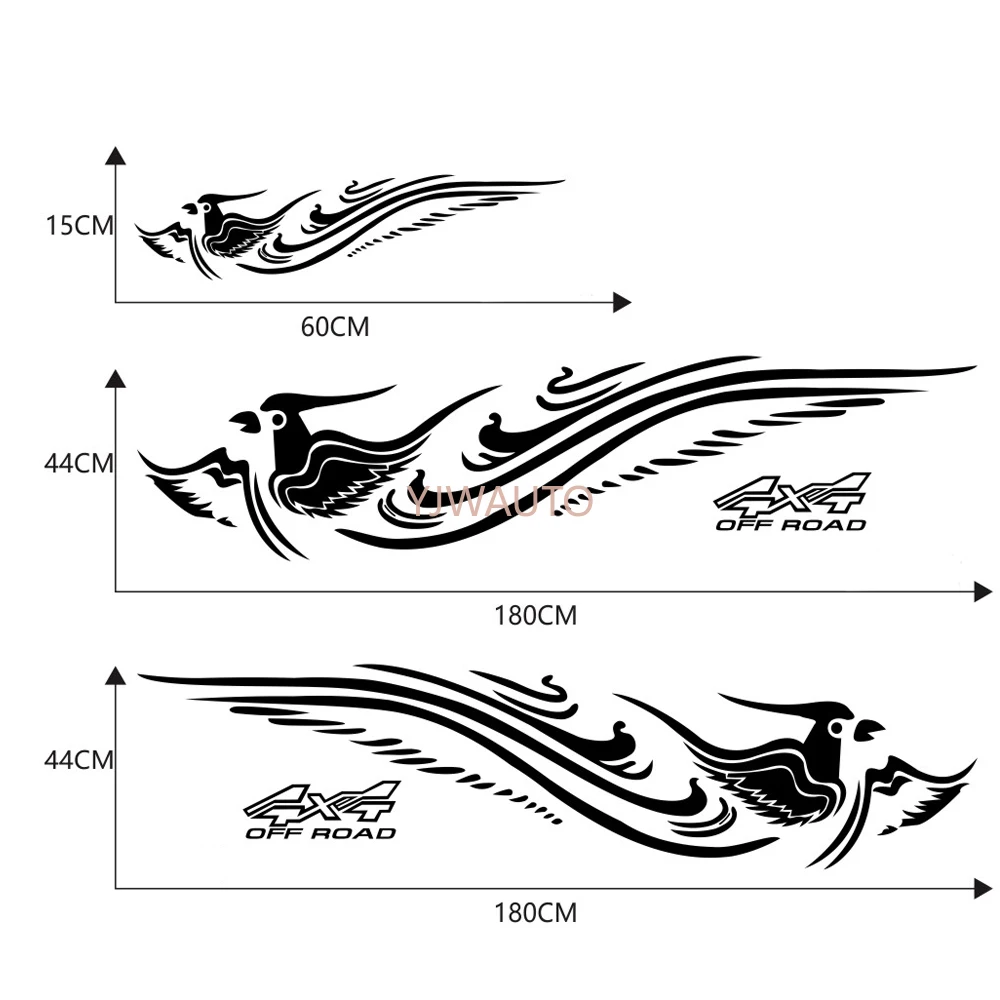 Phoenix Totem Full Car Wrap Sticker Universal Car Body Decal Vinyl Graphic Sticker