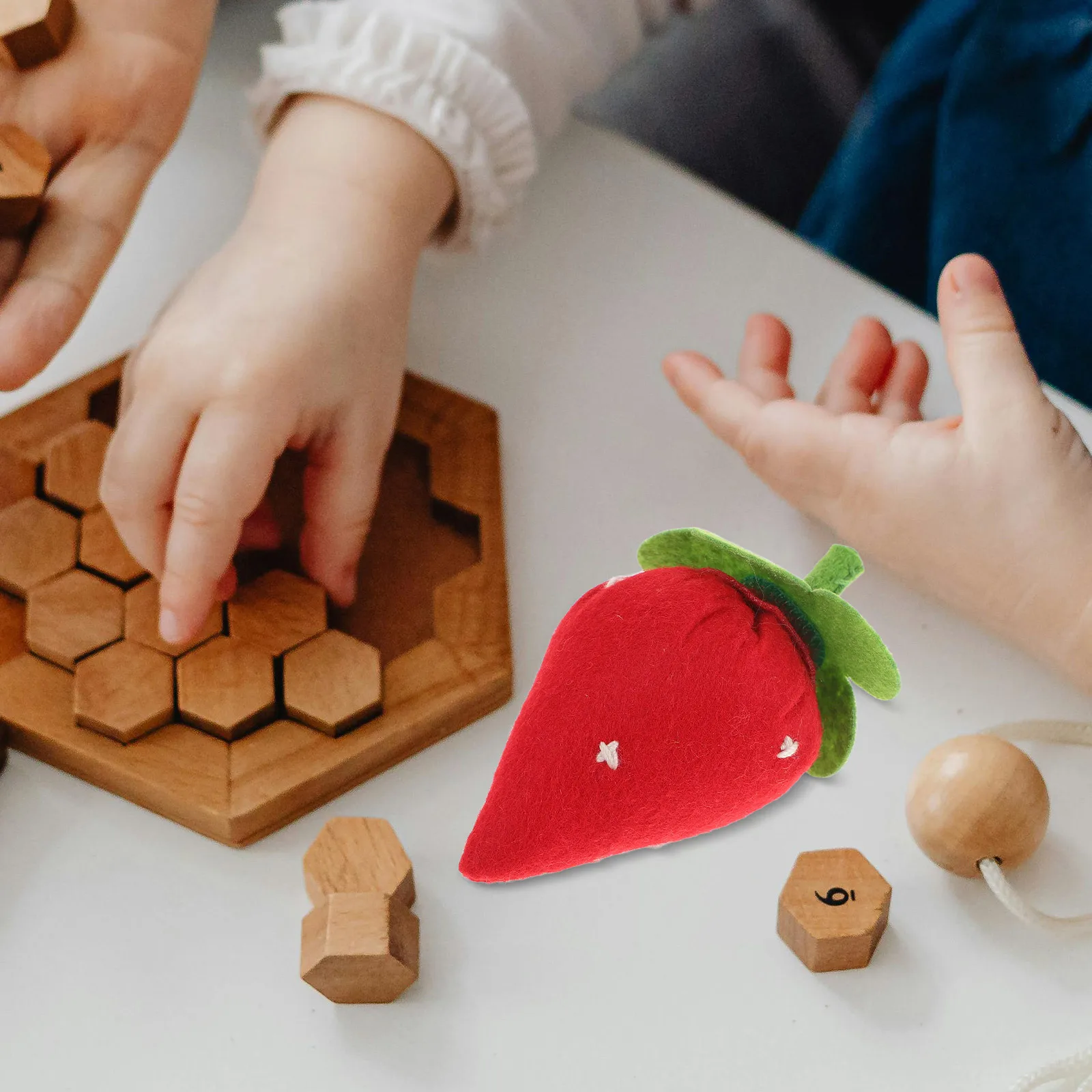 Realistisch vilt aardbei decor kunstfruit voor keukentafel centerpieces feestdecoratie thuis display