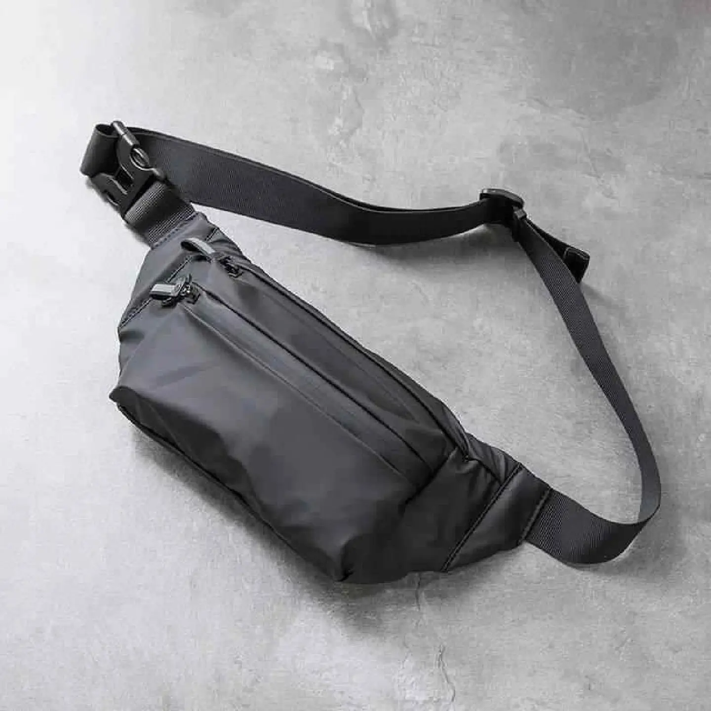 防水メンズファニーパック-サイクリングクロスボディバッグ-夏用シングルショルダーチェストバッグ-スポーツウエストバッグ-便利な持ち運びデザイン