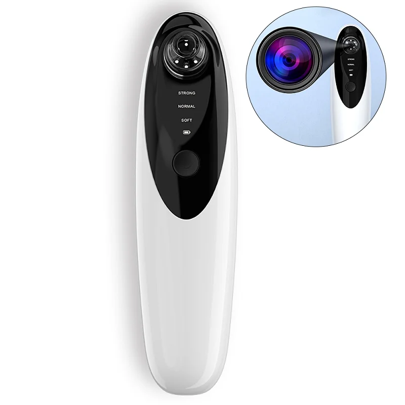 Smart Library Beauty Multifunction Facial Pore Cleaner Blackhead Remover Vacuum Suction HD Visual Blackhead Remover With C