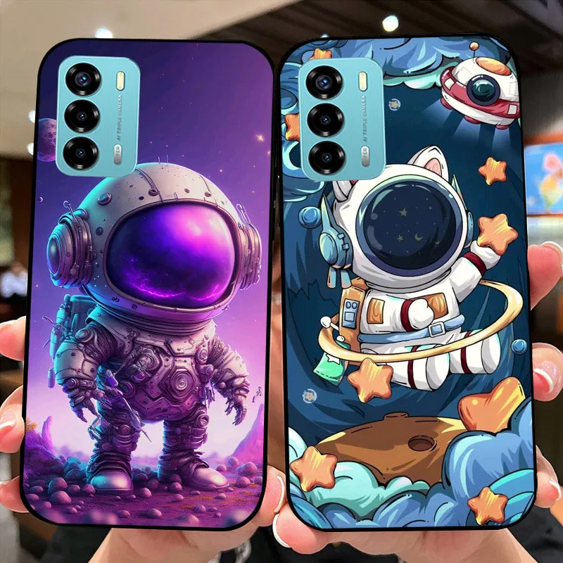 For ZTE Blade V40 Vita Cases V40Vita 8045 Cute Cartoon Soft Silicon TPU Phone Cover For ZTE Blade A72 Shell A 72 Bumper Fundas