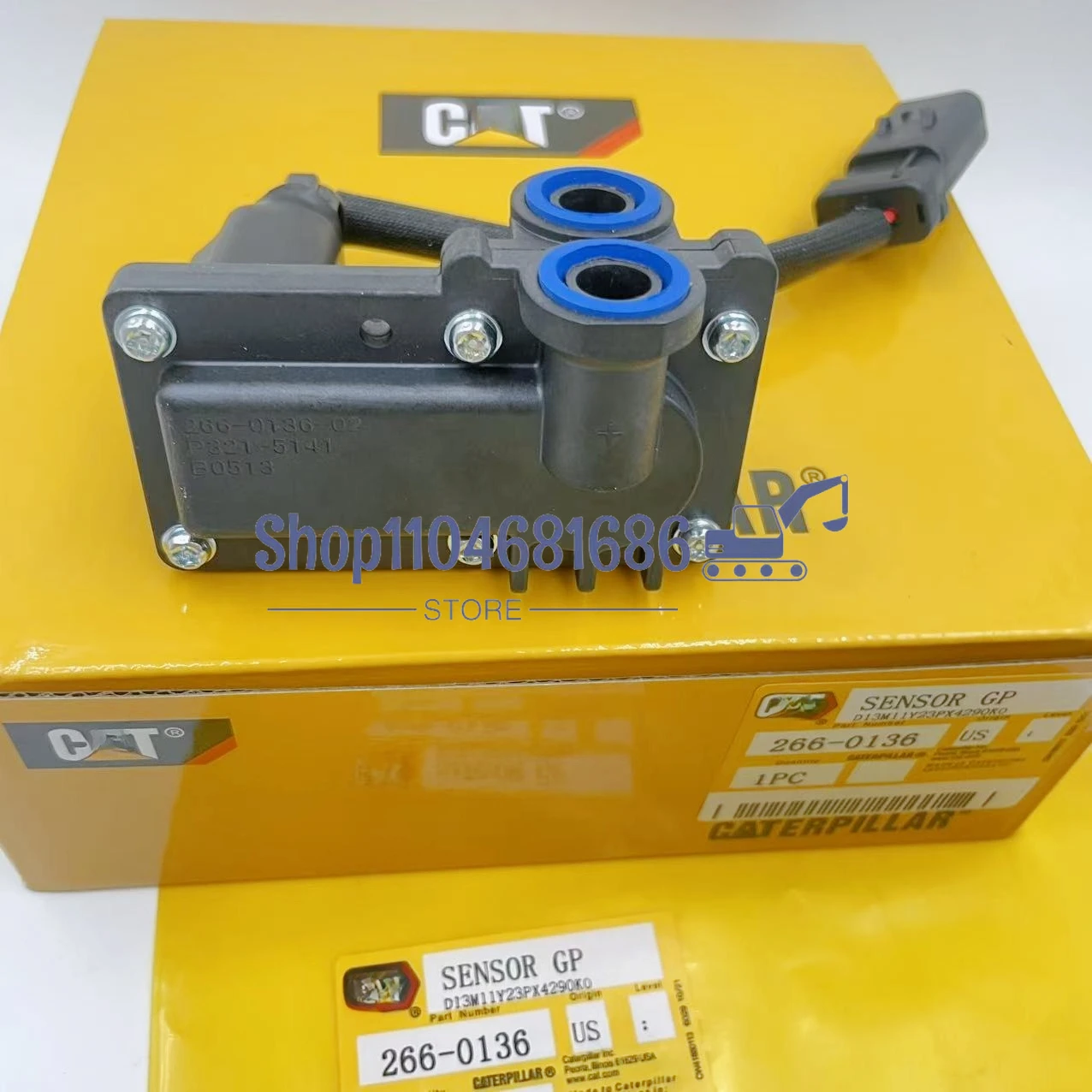 

Pressure Sensor Switch 266-0136 2660136 266-0136-02 for Caterpillar 312D 313D 320D 323D 324D Excavator Parts