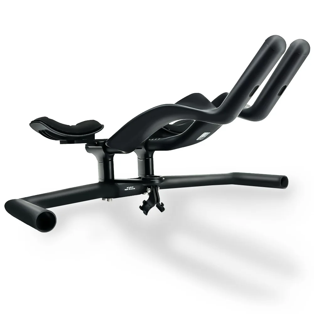 Carbonfaser-Lenkerverlängerungen mit Einstellbarer Höhe & Winkel, TT-Lenker in Schaufelform für Triathlon-Fahrräder – Detail 19