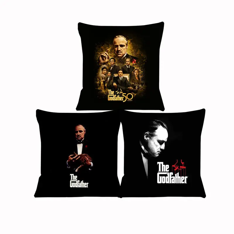 

Cushion Cover for Sofa The Godfather Pillow Case Cover Seat Car Throw Pillowcase 45X45cm For Home Decorative SJ-576