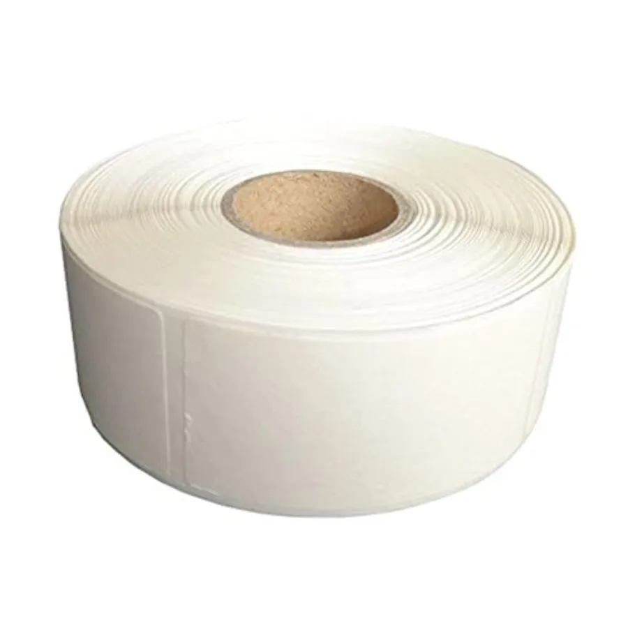 

Blank White Dissolvable Labels for Food Rotation Prep roll of 1 Rolls