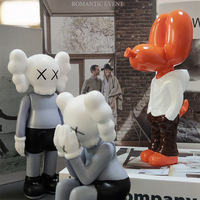 Resin Pocket Balloon Dog Doll Street Trend Art Decoration Statue Home Office Desktop Indoor Wine Cabinet TV Cabinet Decoration