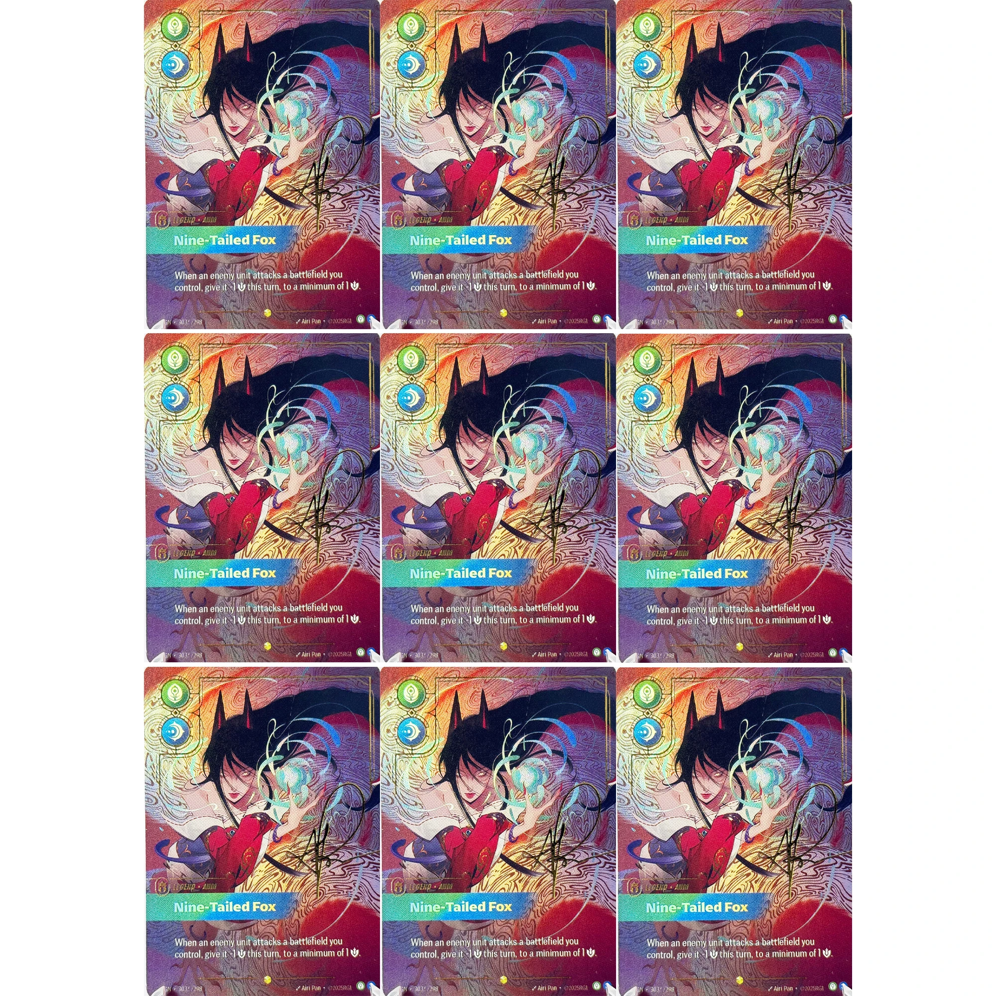Ahri - Nine-Tailed Fox Signature Origins Ogn Showcase Riftbound
