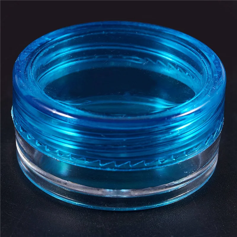 FZFZ 200 шт. пластиковые банки, пустой косметический контейнер с крышкой для хранения образцов кремов, макияжа, 5 г, 10 цветов