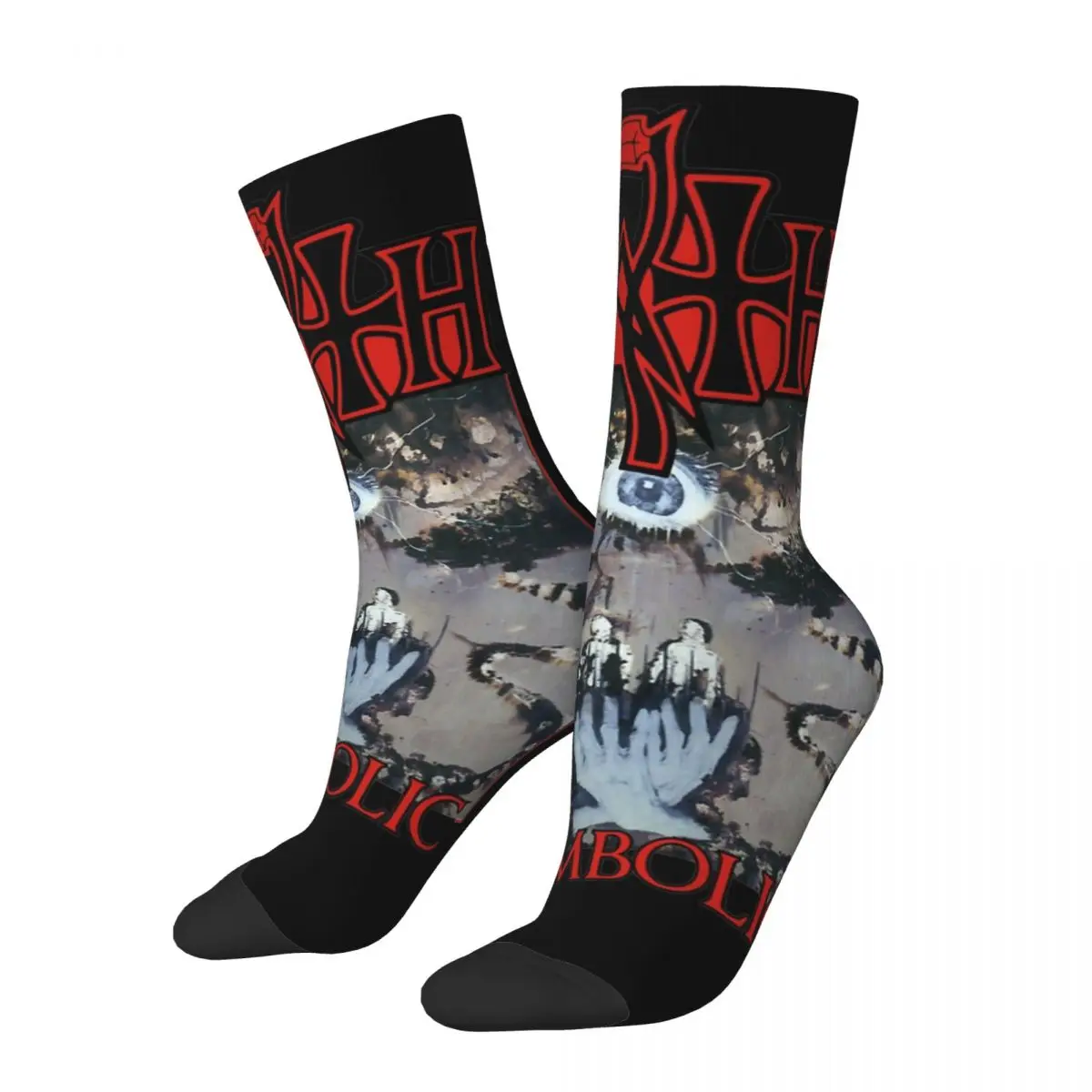 Retro Frauen Männer symbolisches Album Death Metal Band Crew Socken Merch warme Socken niedlich wunderbare Geschenke