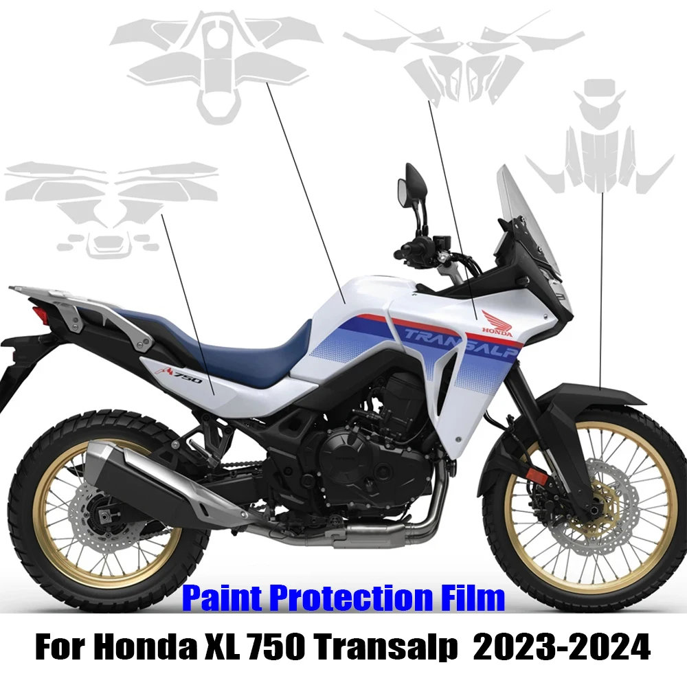 

Аксессуары для HONDA XL750 XL 750 Transalp 2023-2024, Защитная Наклейка для тела, Защитная пленка для краски, полная защита краски