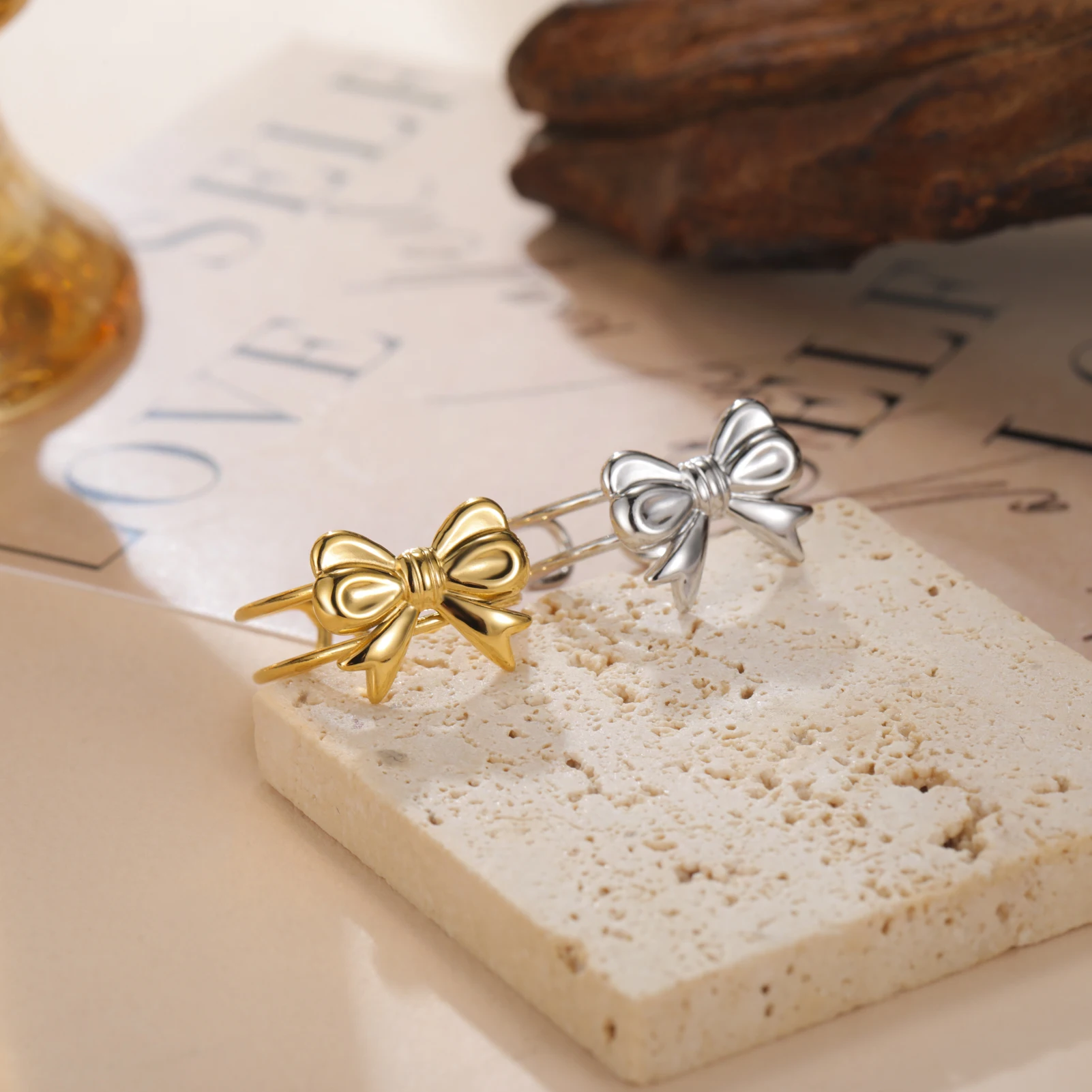 

Several charming butterfly knot rings, perfect as Valentine's Day jewelry gifts