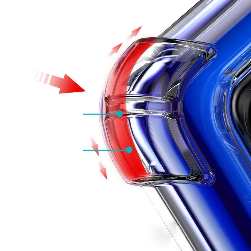 TPU 透明電話ケース ZTE ヌビアレッドマジック 10 エア 10 プロ 9S 9 プロ保護カバー耐衝撃 Fundas Capa