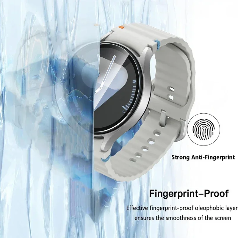 ฟิล์มกระจกนิรภัยสําหรับ Samsung Galaxy นาฬิกา 7/6/5/4 40 มม.44 มม.47 มม.6-4 คลาสสิกป้องกันฟิล์มหน้าจอ Quick Pasting Kit