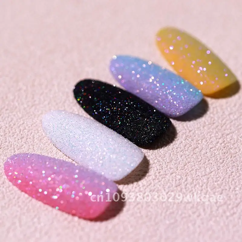

Internet Celebrity Nail Art Tweed Powder Magic Color Starlight Glitter Snow Velvet Thick Flash Powder 3g for Nail Decoration