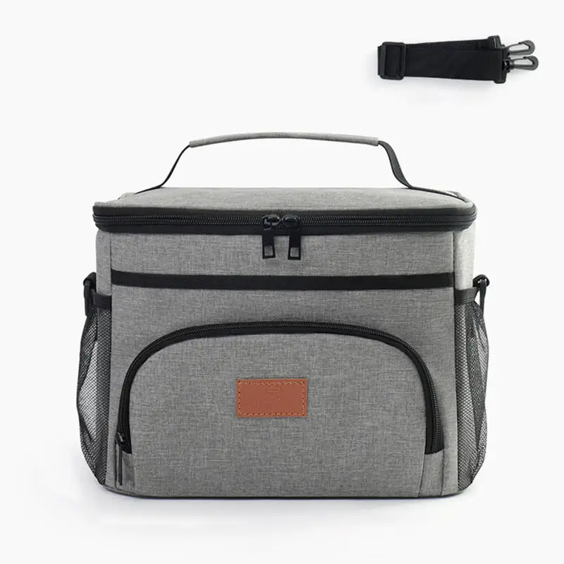 Großer Auslaufsicherer Lunch-Rucksack Thermische Große Picknick-Kühltasche und Warmhaltetasche Outdoor-Aufbewahrungstasche mit Schultergurt – Detail 12