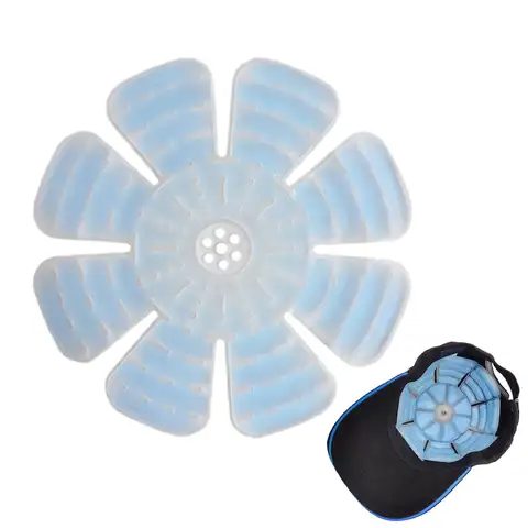 Czapka Żelowa Chłodząca Regulowana Podkładka Chłodząca do Kasków Czapki Wielokrotnego Użytku Zimny Kompres Podróżne Przenośne Akcesoria Outdoorowe