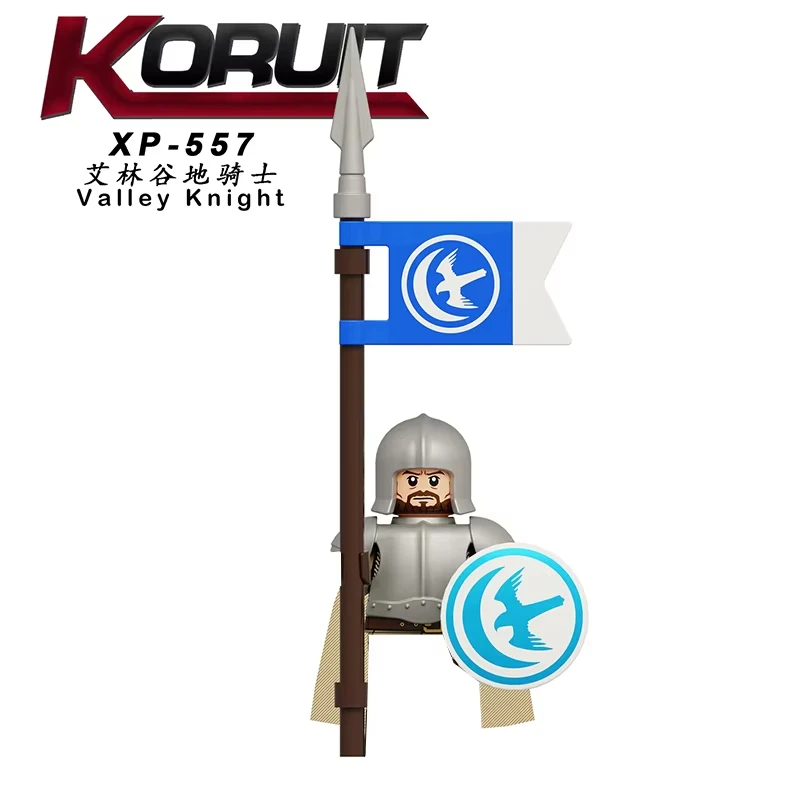 Hot Medieval Military Roman Soldier Knights Templar War Horse Mini Action Figure Bricks Building Blocks Kids Assembly Toys Dolls