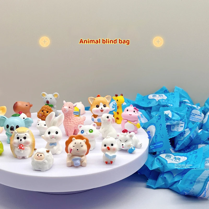 

Слепая сумка, мини-кукла с маленьким животным, милая мультяшная модель, украшения, детские игрушки, подарки для детского сада, награды, подарки, настольное украшение